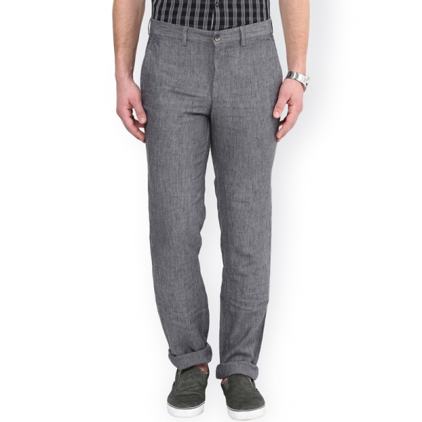 11466665792948 Turtle Grey Slim Fit Trousers 9781466665792707 1