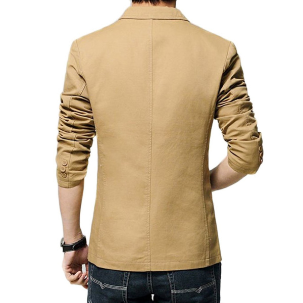 Casual Two Buttons Blazer Coat - Image 2