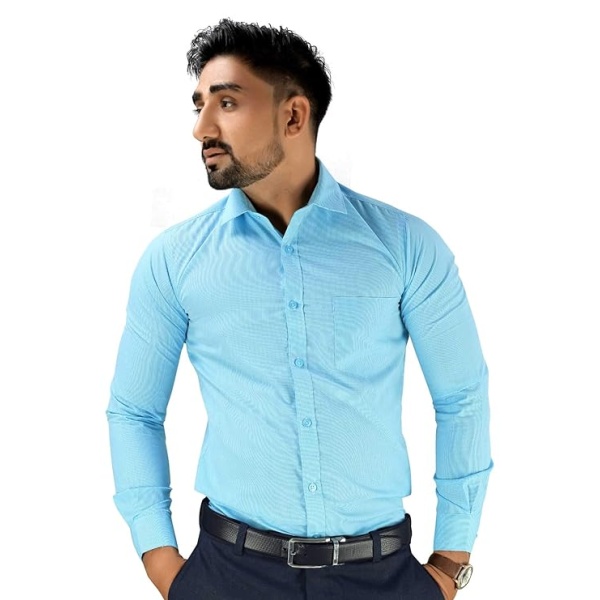 Corp Men Corporate Formal Regular Fit Full Sleeves Shirt