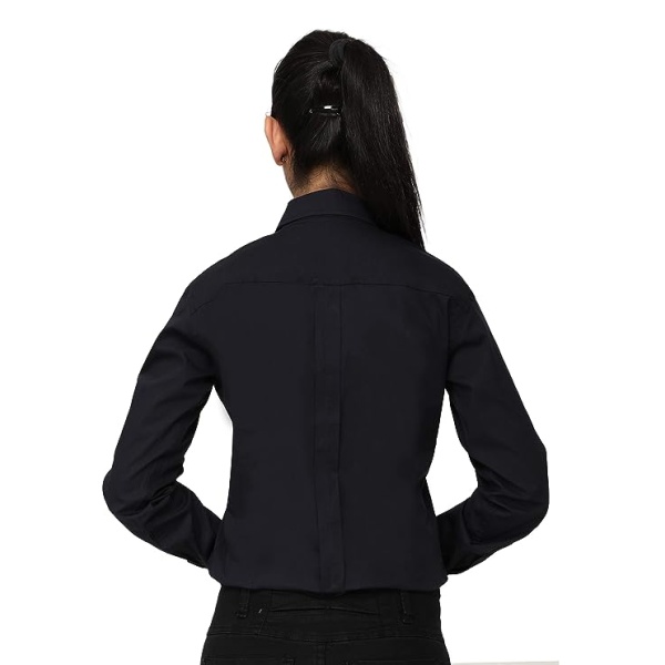 Women Girl Corporate Office Staff Cotton Shirt - Image 3