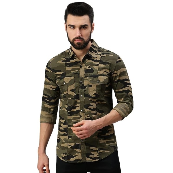 Men's Regular Fit Cargo Shirt