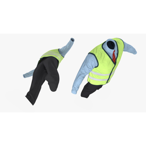 Workwear Reflective Safety Vest, Reflective Jackets (Free Size) - Image 3