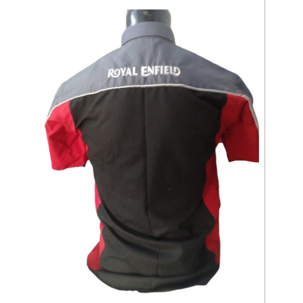 Black,Gray and Red Men Royal Enfield Technician Complete Uniform - Image 2