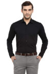 Formal Simple Black Cotton Shirt