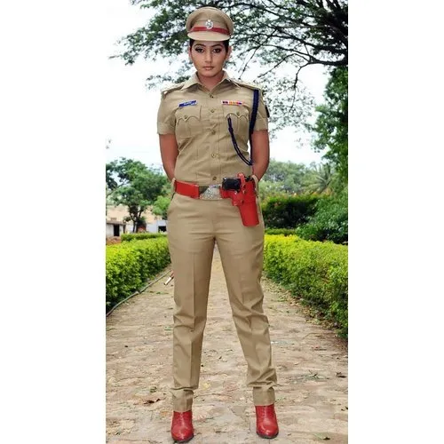 Khaki Cotton Police Uniform – Dress Code Clothing