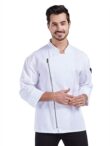 Unisex Chef Coat Men's Long Sleeve Chef Jacket