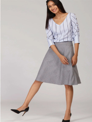 A line Flowy Skirt