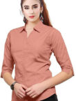 Women Regular Fit Solid Casual Shirt